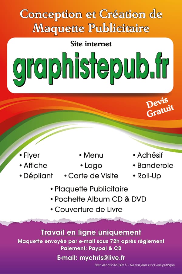 Conception et création flyer