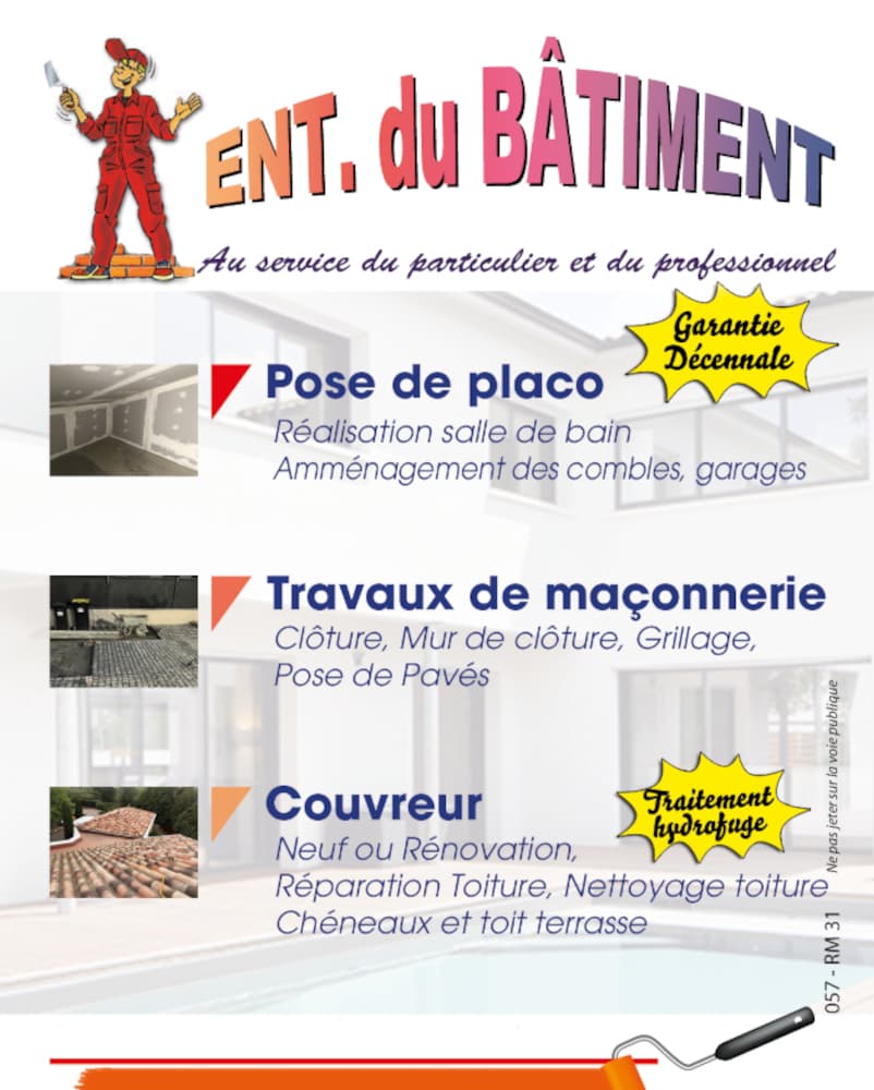 Flyer pour prospectus dans les environs de Toulouse