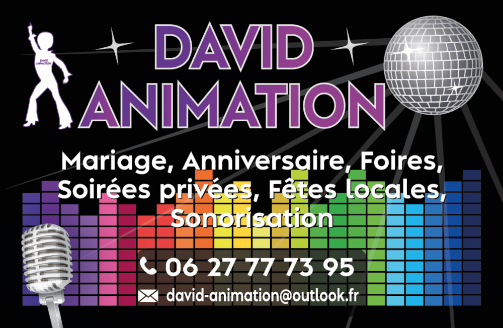 Soirée discomobile David Animation