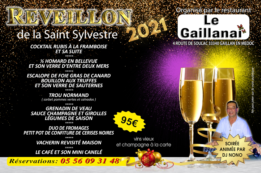 Réveillon Restaurant Le Gaillanai